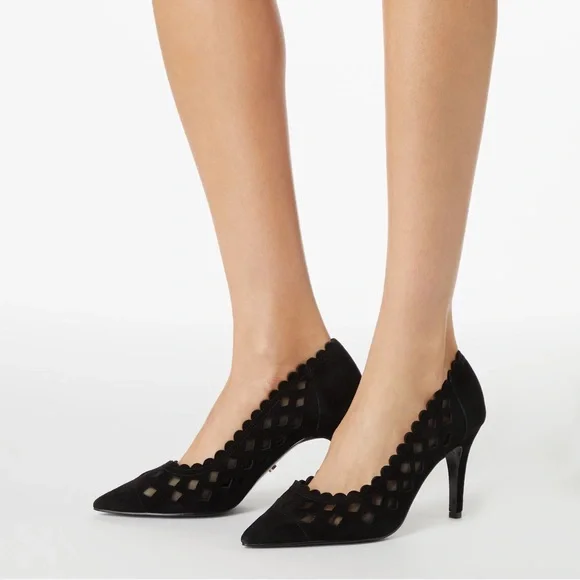 Dune London 39 Aloraa Cut-Out High Heel Court Shoes - Picture 1 of 9